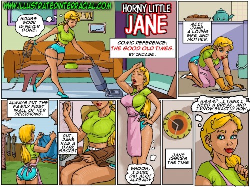 Illustratedinterracial - Horny Little Jane Porn Comics