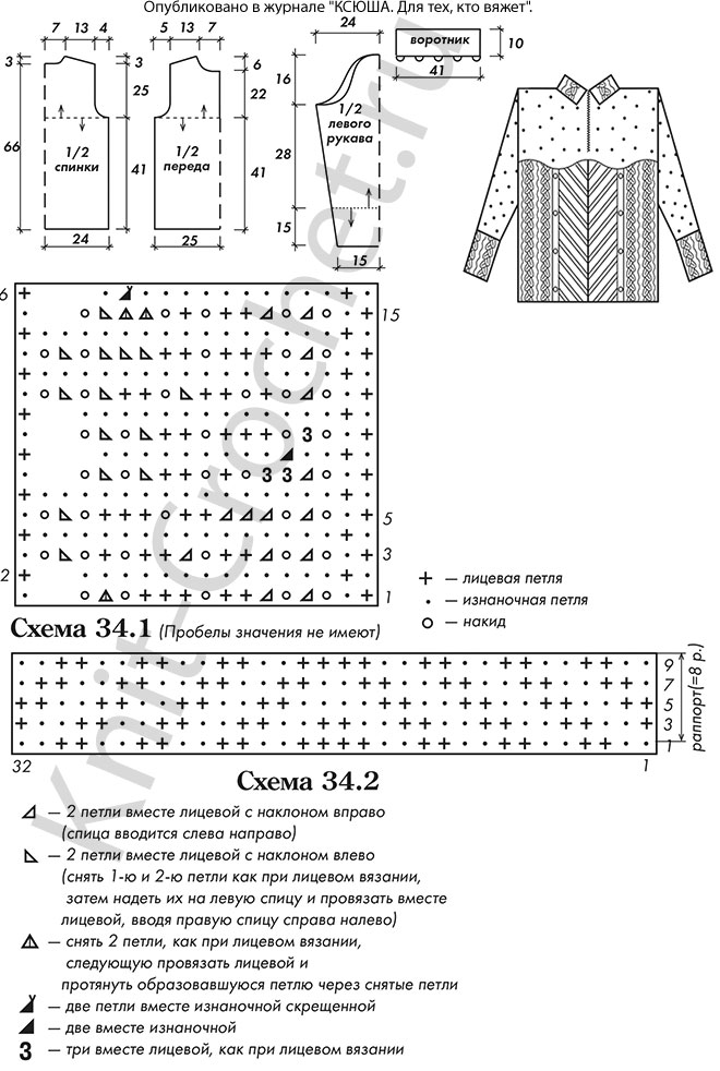 Поло крючком для женщин схемы и описание