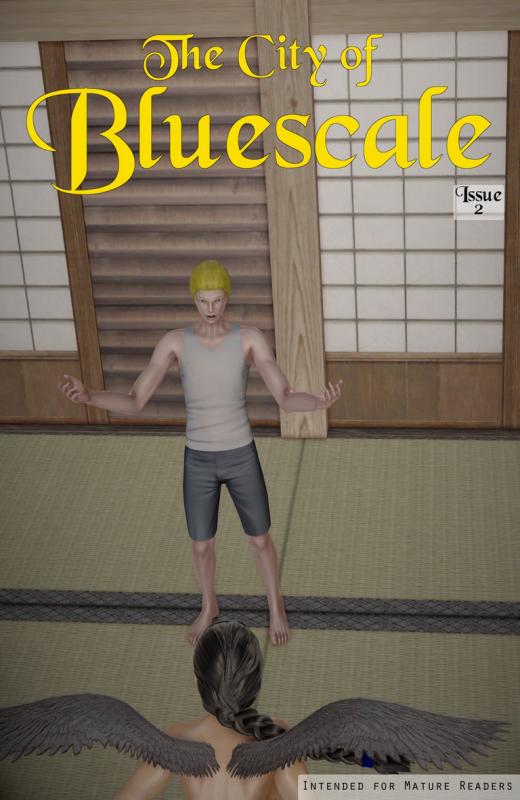 Shane Ivins - Bluescale Chapter 3 (City of Bluescale Issue 2, June 2019) 3D Porn Comic