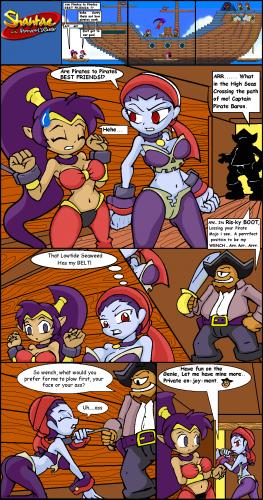 Terrenski Shantae and the Perverts Curse Porn Comic