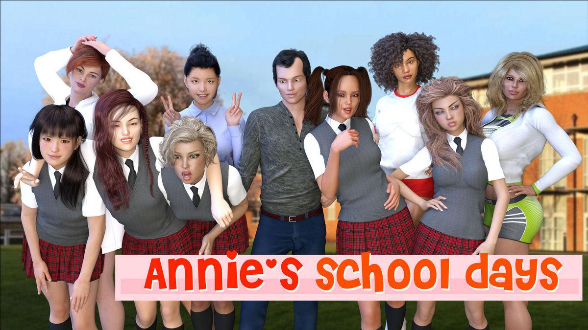 Annie's School Days [InProgress, 0.7] (Mobum) [uncen] [2018, ADV, 3DCG, incest, straight, lesbian, bdsm] [rus+eng]