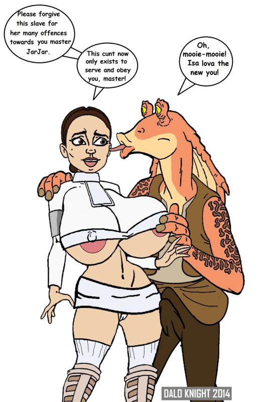 DaloKnight - Padme Bimbofied (Star Wars) Porn Comic