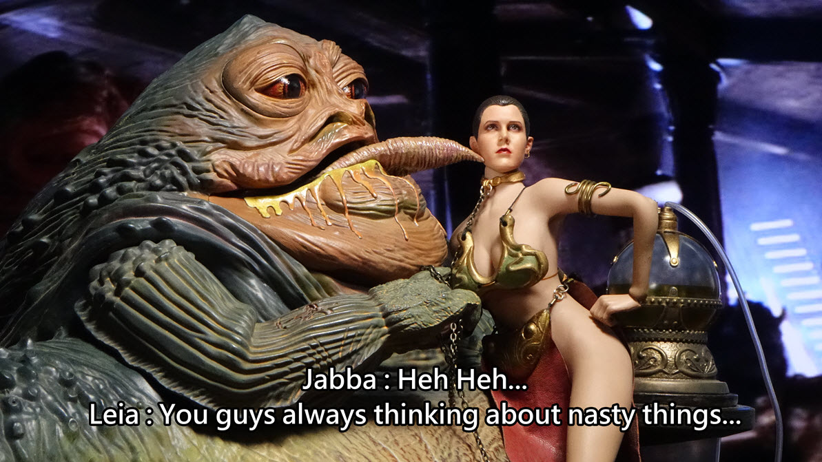 Jabba and the Princess 3D Porn Comic