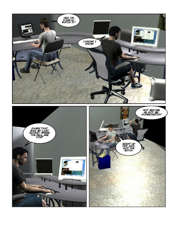 Icolan - Playing Doubles 3D Porn Comic