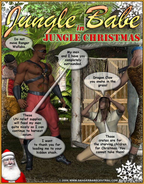 MrX - Jungle Babe In Jungle Christmas 3D Porn Comic
